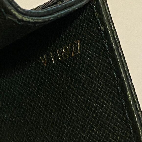 Vintage Louis Vuitton Taiga Tashkent Epicea Green Brief Case **Flaws** - Picture 11 of 16